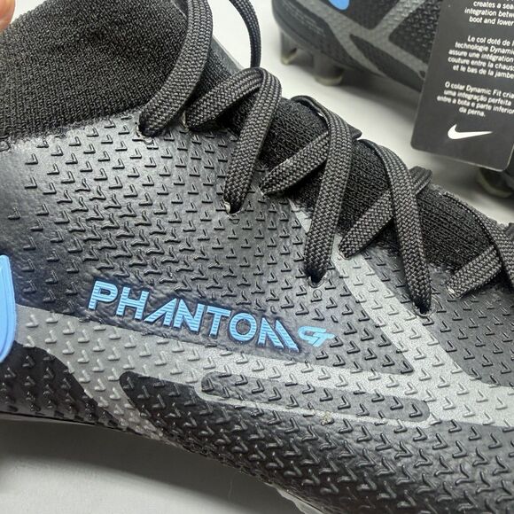 Nike Phantom GT2 Elite FG ACC Black Blue Soccer Cleats CZ9889-004 Men Sz 6 NEW main image 14